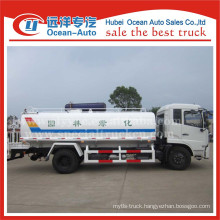 Dongfeng Tianjin water truck 12000liter 12ton water bowser trucks for sale